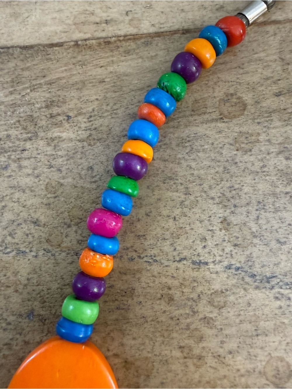 Multicolor Statement Beaded Women’s Necklace - Picture 4 of 5